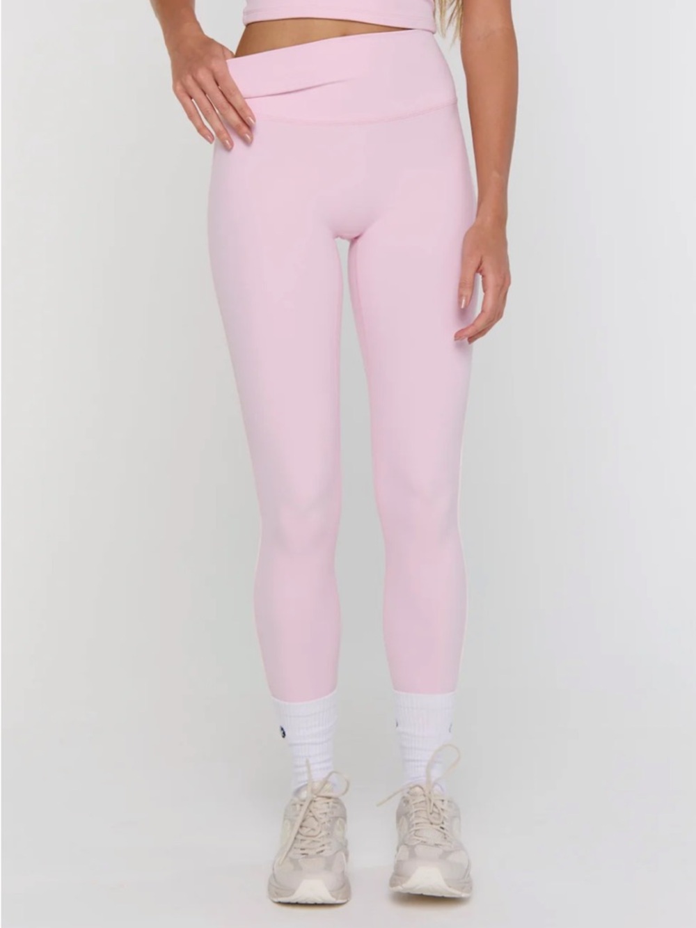 Astoria Activewear Airvíve Full Length Legging - Pink/Cream